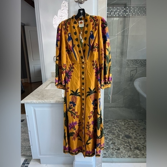 Farm Rio Tropical Tapestry Maxi Dress - Picture 8 of 15